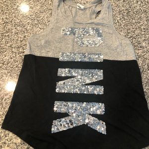 Long muscle tank